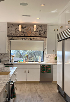Custom White Blackout Window Shades Carlsbad