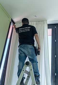Lutron Motorized Blackout Curtains Near San Diego